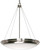 Nuvo 60-610 POLARIS 3 LT 23" PENDANT Polaris 3 Light 23 in. Pendant with Satin Frosted Glass Shades (Discontinued)
