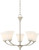 Nuvo 60-6205 FAWN 5 LIGHT CHANDELIER Fawn 5 Light Chandelier Fixture Brushed Nickel Finish (Discontinued)