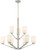 Nuvo 60-6249 NOME 9 LIGHT CHANDELIER Nome 9 Light Chandelier Fixture Brushed Nickel Finish (Discontinued)