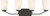 Nuvo 60-6344 NOME 4 LIGHT VANITY Nome 4 Light Vanity Fixture Mahogany Bronze Finish (Discontinued)