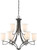 Nuvo 60-6379 CHESTER - 9 LIGHT CHANDELIER Chester 9 Light Chandelier Fixture Iron Black Finish (Discontinued)