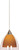Nuvo 60-659 BSCOTCH CRYST/BLT HALPEND BRN 1 Light 5 in. Halogen Pendant Butterscotch / Crystal Bullet (Discontinued)
