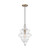 Nuvo 60-6761 BALLARAT 1 LIGHT PENDANT Ballarat 1 Light Pendant Fixture Burnished Brass Finish with Clear Glass (Discontinued)