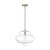 Nuvo 60-6768 STORRIER 1 LIGHT PENDANT Storrier 1 Light Pendant Fixture Burnished Brass Finish with Clear Glass (Discontinued)