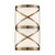 Nuvo 60-6842 SYLPH 2 LIGHT VANITY Sylph 2 Light Vanity Burnished Brass Finish with Satin White Glass (Discontinued)