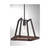 Nuvo 60-6892 OUTRIGGER 1 LT MINI PENDANT Outrigger 1 Light Mini Pendant Fixture Mahogany Bronze and Nutmeg Wood Finish (Discontinued)