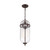 Nuvo 60-6923 FATHOM 3 LIGHT PENDANT Fathom 3 Light Pendant Fixture Mahogany Bronze Finish with Clear Glass (Discontinued)