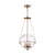 Nuvo 60-6942 ODYSSEY 3 LIGHT PENDANT Odyssey 3 Light Pendant Fixture Vintage Brass Finish with Clear Glass (Discontinued)