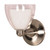 Nuvo 60-701 WHITE CLEAR HAL.WALL SCONCE BN 1 Light 5 in. Halogen Wall Fixture Arctic / Crystal Bullet (Discontinued)