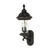 Nuvo 60-964 CLARION 3 LT ARM UP OUTDOOR Clarion 3 Light 24 in. Wall Lantern Arm Up with Clear Seed Glass (Discontinued)
