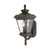Nuvo 60-972 WALL LANT. CHARTER PEN BRONZE Charter 2 Light 21 in. Wall Lantern Arm Up with Clear Water Glass (Discontinued)