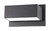 Nuvo 62-1241R1 URBINO RECTANGULAR UP/DOWN Urbino LED Rectangular Up-or-Down Fixture Anthracite Finish (Discontinued)
