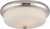 Nuvo 62-403 DYLAN 2 LT LED FLUSH FXTRE Dylan 2 Light Flush Fixture with Etched Opal Glass LED Omni Included (Discontinued)