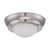 Nuvo 62-511 POKE MINI LED FLUSH FIXTURE Poke Mini LED Flush Fixture with Satin White Glass (Discontinued)