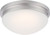 Nuvo 62-606 SPECTOR LED FLUSH Spector LED Flush Fixture with Frosted Glass (Discontinued)