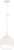 Nuvo 62-693 MINI STELLAR LED PENDANT Stellar LED Mini Pendant with White to Clear Glass (Discontinued)