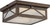 Nuvo 62-813 ROXTON 1 LT OUTDOOR FLUSH Roxton Flush Lantern Umber Bay Finish (Discontinued)