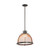 Nuvo 62-887 TEX 1 LIGHT LARGE LED PENDANT Tex Large LED Pendant Dark Bronze / Copper Mesh Finish (Discontinued)