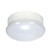 Nuvo 62-963 13W/LED/7"UTILITY/40K/WH/E26 LED Flush mount light 13.5W 7 in. Diameter Integrated medium base 4000K 120V (Discontinued)