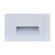 Nuvo 65-408 LED 5W HORIZONTAL STEP LIGHT LED Horizontal Step Light 5W White Finish 277V (Discontinued)