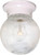 Nuvo SF76-259 1 LIGHT 8" BALL FIXTURE 1 Light - 8" - Ceiling Fixture - Clear Ribbed Ball (Discontinued)