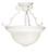 Nuvo SF76-435 2 LIGHT 13" SEMI-FLUSH 2 Light - 13" - Semi-Flush - Frosted Melon Glass (Discontinued)