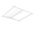 Ledalite 4222xxSTL95025A1DE SilkSpace definition recessed, 2'x2', 2500lm/4ft, CRI 90, 5000K - 126.6 lm/W