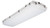 Day-Brite APX24LL40-UNV-A-LFP 24,000 Nominal Delivered Lumens, 4000K, 80 CRI, Aisle Distribution, Frosted Polycarbonate Lens - 117 lm/W
