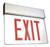 Chloride CER1RWW Chicago Approved, Recessed Mount LED Exit Sign, White Housing, Single Face, Red Letters