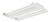 Day-Brite FBX08LL40-UNV-M-LCA 8,000 Nominal Delivered Lumens, 4000K, 80 CRI, Medium Distribution, Clear Acrylic Lens - 134 lm/W