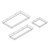 Day-Brite FSK24 FSK 2x4 field installed surface kit accessory