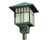 Hadco 28532 w/ Decorative Cage Indian Wells, 150W Clear HPS Lamp, Type V Glass Refractor, Post Top Mount