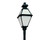 Hadco 1238 Type III Refractor Charleston, 150W Clear HPS Lamp, Type III Cutoff Reflector, Utility Pod Panel Roof