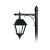 Lumec S26P-55W48LED4K-G3-CS-LE2 Square Lantern LED Pendant (S26P) 48 LED, 350mA, 4000K, Clear Satin Globe, Type II - 106 lm/W