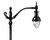 Lumec RNx0-55W32LED4K-G3-LE2R-HS Renaissance LED Pendant (RNx0) 32 LED, 530mA, 4000K, Prism Globe, Type II with House Side Shield - 109 lm/W