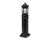 Hadco OB361 Bollard, aluminum, 100W MH, Vertical Type V Louvers, 120V