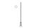 Hadco P3165 5" Flat Fluted Round Aluminum Pole with P3100 Series Base