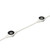 Signify SIG-401-000001-19 Color Kinetics 401-000001-19 FlexElite IntelliHue, 5 Nodes, White Node/Cable, 500 mm 1.6 ft On-Center Node Spacing