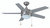 RP Lighting+Fans 1042BK-BK-E26-L Mirage II 5-Blade 44in 2x9W E26 LED PC