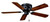 RP Lighting+Fans 1064-1OB-WT Royal Knight Hugger I -5-Blade 30in PC