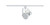 RP Lighting+Fans 7586WH-H-D LED Track head 8W 3K dim H connector