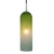  JESCO-PD411 Jesco Lighting PD411 Hand-blown Grooved Cased Frosted Glass Pendant