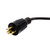 NEMA TWIST-LOCK PLUG , 8FT , 1 | OPT-HBC-277TL-BK | Westgate | Westgate at lightingandsupplies.com