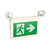 Thermoplastic RM Exit Sign Combo, 6W, 2-Heads, Battery Back-Up, 120-347V | ES2-RC1PC6B-3 | 313424 | EiKO