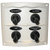 Marinco Splash Proof Panel - 4 Way - White