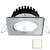 i2Systems Apeiron PRO A506 - 6W Spring Mount Light - Square/Round - Neutral White - Brushed Nickel Finish