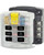 Blue Sea 5028 6-Gang Fuse Block ST ATO/ATC with Cover BSS5028