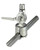 Shakespeare 4188SL Rail Mount For 1 - 1 1/4" Rails Stainless Steel Ratchet SHA4188SL