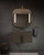 Majestic Mirror & Frame Stanley Brass frame with frosted LED light on left and right side only. LED Mirror 37.5Ó x 43.75Ó
