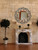 Majestic Mirror & Frame 2848-B Antique Silver Decorative Framed Mirrors & Art 40" Diameter